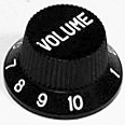 Ibanez 4KB1CF1B abs volume control knob - black 
