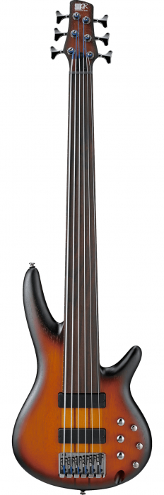 Ibanez SRF706-BBF e-bass soundgear 6-str. brown burst flat, fretless