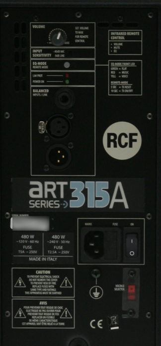 RCF ART 315 A kolumna aktywna 15