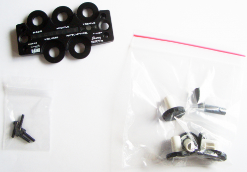Ibanez 5APP05F plate/knob set for srtn preamp