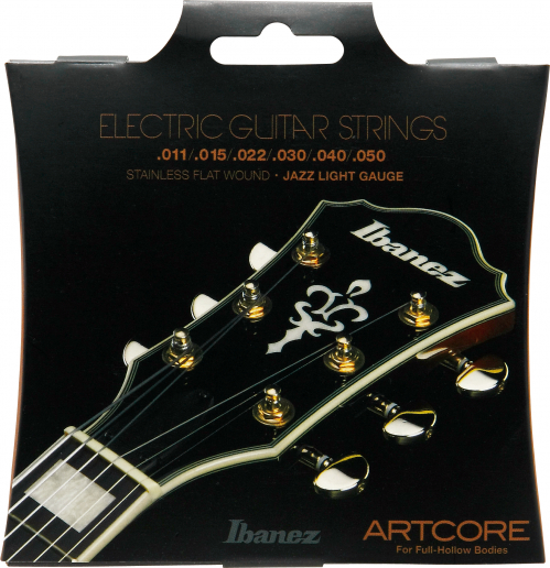 Ibanez IFAS6SL string set 011-050 stainless flat wound jazz light