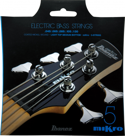 Ibanez IEBS5CMK string set 045-130 nickel wound, mikro bass 5 st. Ibanez IEBS5CMK string set 045-130 nickel wound, mikro bass 5 st.