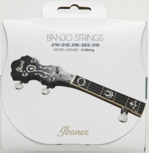 Ibanez IBJS5 string set 010-023 nickel wound, 5 st. banjo