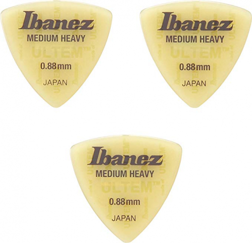 Ibanez BUL8MH088 flat pick ultem 3pcs/set, medium heavy 0,88mm