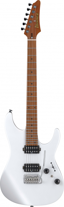 Ibanez AZ2402-PWF e-guitar 6-str. pearl white flat incl. case
