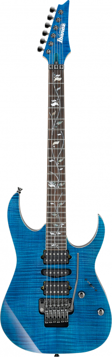 Ibanez RG8570Z-RBS e-guitar j-custom 6-str. royal blue sapphire incl. case, prestige