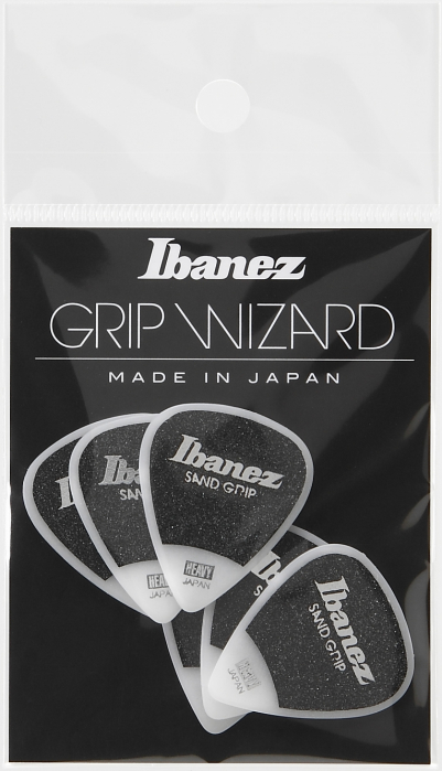 Ibanez PPA14HSG-WH flat pick 6 pack sand grip model