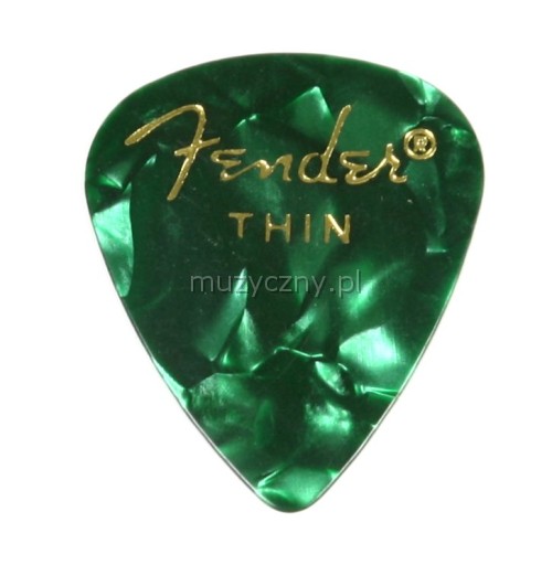 Fender Green Moto thin pick