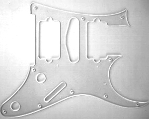 Ibanez 4PG00A0024 pickguard jem77-fp2 transparent/acrylic