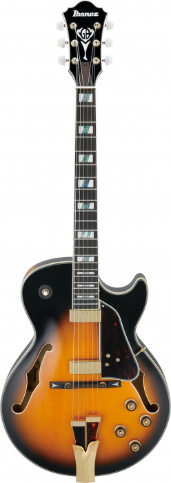 Ibanez GB10SE-BS e-guitar 6-str. brown sunburst incl. case, george benson