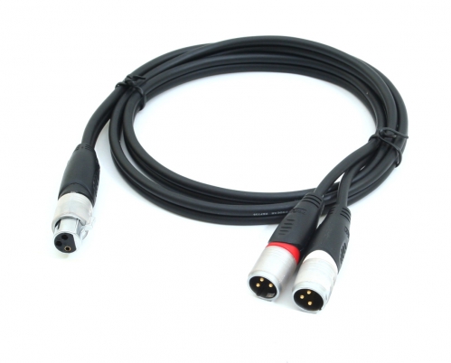 Procab REF735 cable XLRf -> 2x XLRm 1,5m