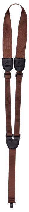 Ortega OGSHK-BR guitar strap ortega brown, nylon with hook