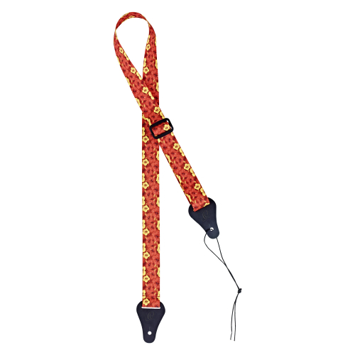 Ortega OUS-ORFL ukulele strap 37mm ortega orange flower