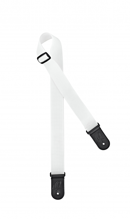 Ortega ONS50STD-WH guitar strap nylon ortega white, 5cm w. / up to 180cm l. ecomomy series