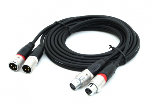Procab REF710 cable 2x XLRf -> 2x XLRm 3m