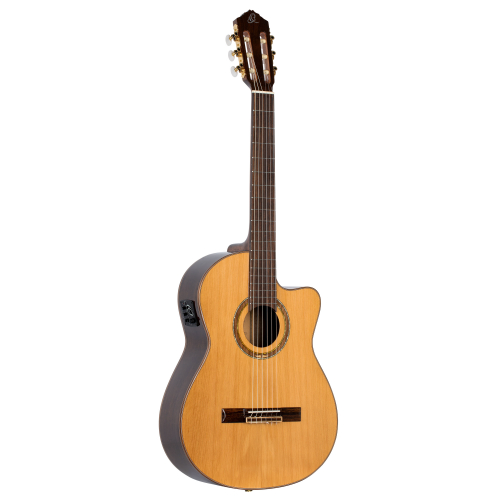 Ortega RCE159MN nylon 6-str. guitar ortega so. cedar top, medium neck with pu system, incl. gigbag