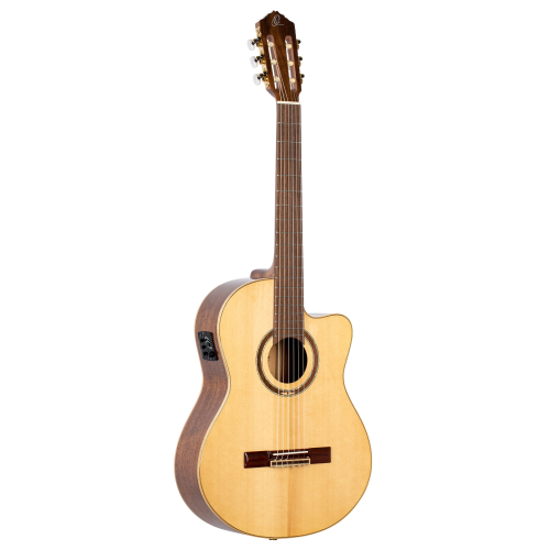 Ortega RCE138SN nylon 6-str. guitar ortega with pu-system,slim neck so. spruce top, incl. gigbag