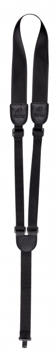 Ortega OGSHK-BK guitar strap ortega black, nylon with hook