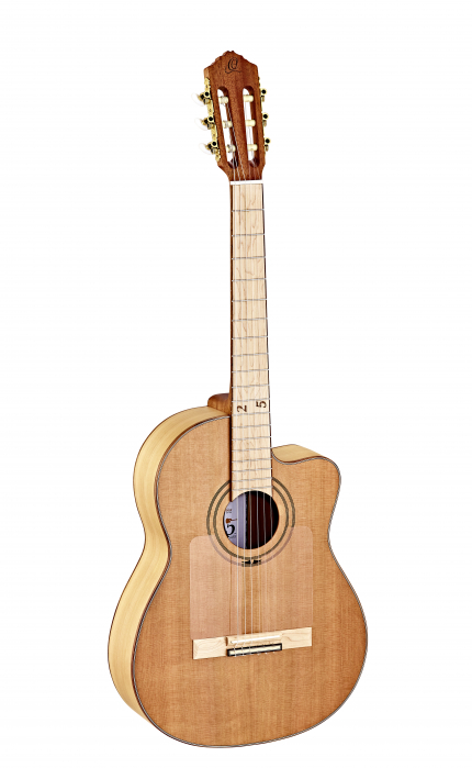 Ortega RCE179SN-25TH nylon 6 str.guitar 25th ortega cypress/ cedar, maple fb magusgo, aniv. bag