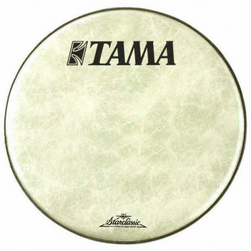 Tama FB22BMFS head 22″ reso ivory tama starclassic bubinga/maple fiber skin