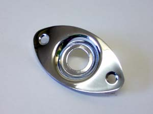 Ibanez 4JP3HA0001 jack plate oval chrome