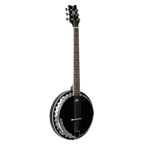 Ortega OBJ650-SBK banjo 5-str. ortega semi satin black incl. gigbag