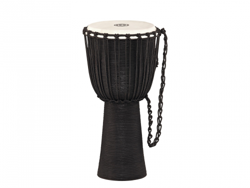 Meinl Percussion HDJ3-L african style djembe meinl black, large 12″, black river headliner, carved