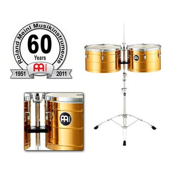 Meinl Percussion 60-BT1516 meinl 60th anniversary meinl timbales set 15+16″,with stand special price