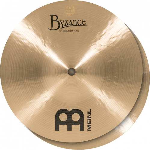 Meinl Cymbals B10MH cymbal 10″ hihat pair meinl byzance, medium hihat traditional