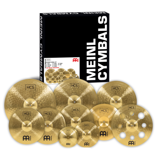 Meinl Cymbals HCS-SCS1 ultimate cymbal set meinl 8″b,10″s,14″h,14″c,16″c,18″c, 14″ch,20″r,16″trc free