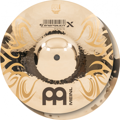Meinl Cymbals GX-10FXH cymbal 10″ hihat pair meinl generation-x, fx hat
