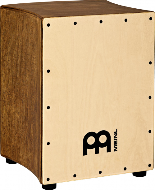 Meinl Percussion SUBCAJERGO ergo bass cajon meinl vintage brown, siam oak body maple frontplate