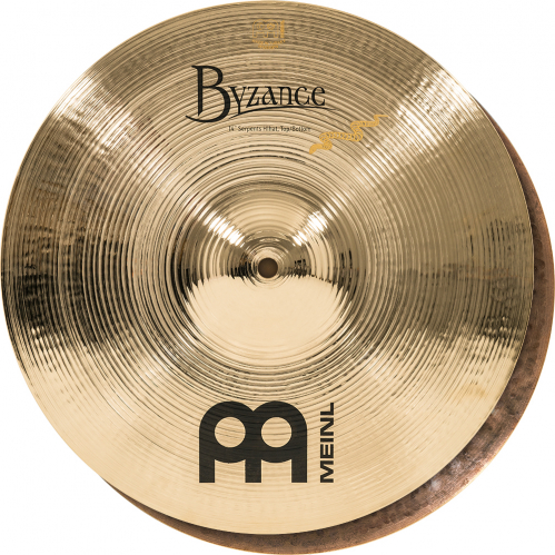 Meinl Cymbals B14SH-B cymbal 14″ hihat pair meinl byzance, serpents hihat brilliant