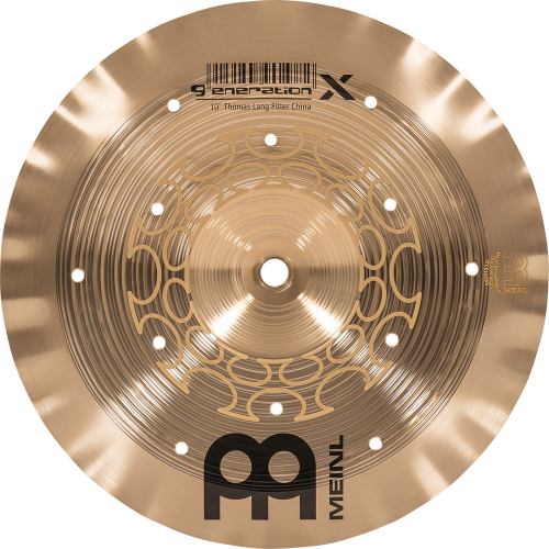 Meinl Cymbals GX-10FCH cymbal 10″ china meinl generation-x, filter china thomas lang signature