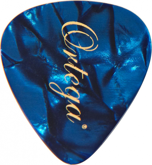 Ortega OGP-BP-M10 guitar picks set Medium blue Pearl 10szt