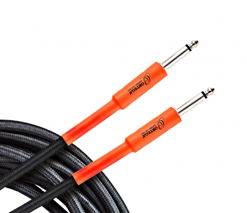 Ortega OECIS-30 instr. cable 9m/30ft. ortega black tweet, straight/straight economy series