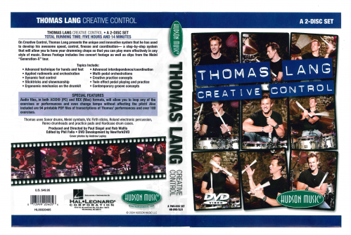 Meinl DVD2 thomas lang - creative control