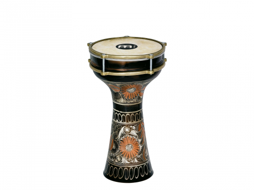 Meinl Percussion HE-205 darbuka copper meinl hand-engraved, ″flower″ 7 7/8″ x 14 3/4″