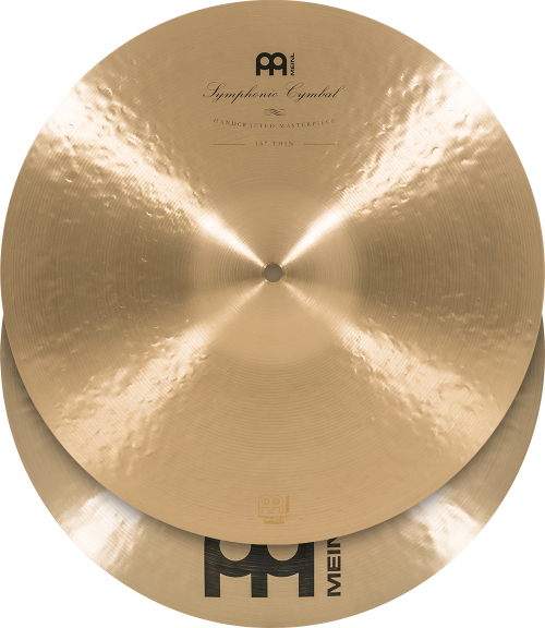Meinl Cymbals SY-16T cymbal 16″ orch. pair meinl symphonic, thin traditional finish