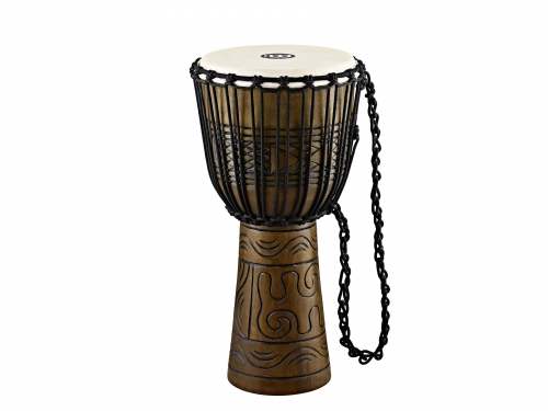 Meinl Percussion HDJ17-L djembe 12″ wood meinl brown, rope tuned headliner, artifact series