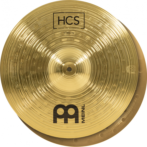 Meinl Cymbals HCS15H cymbal 15″ hihat pair meinl hcs, brass
