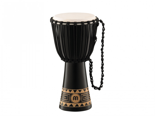 Meinl Percussion HDJ1-L african style djembe meinl dark brown, large 12″ headliner, carving