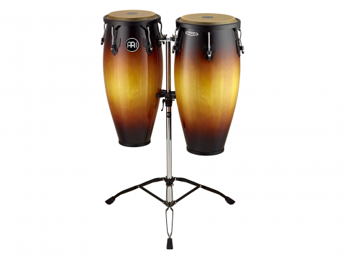 Meinl Percussion HC888VSB congaset 10″+11″ meinl vintage sunburst headliner, incl. double stand