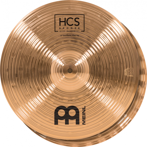 Meinl Cymbals HCSB14SWH 14″ soundwave hihat hcs bronze, pair meinl