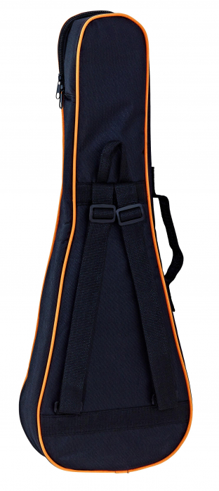 Ortega OUBSTD-PINE ukulele bag pineapple ortega black/orange/front compartment