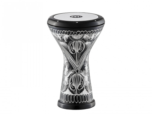 Meinl Percussion HE-3018 doumbek aluminum meinl hand-hammered, hand-engraved 8 1/2″ x 17 1/8″