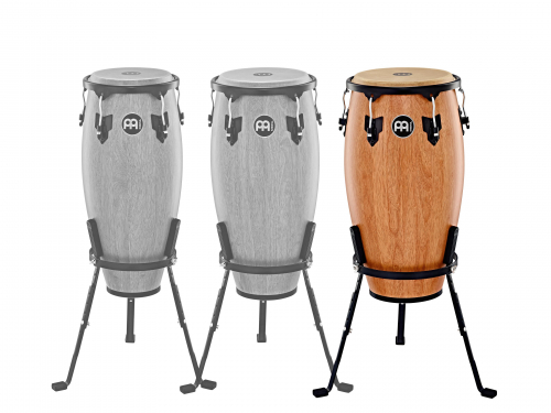 Meinl Percussion HC12SNT-M conga 12″ headliner meinl super natural, matt black hw, incl. stand