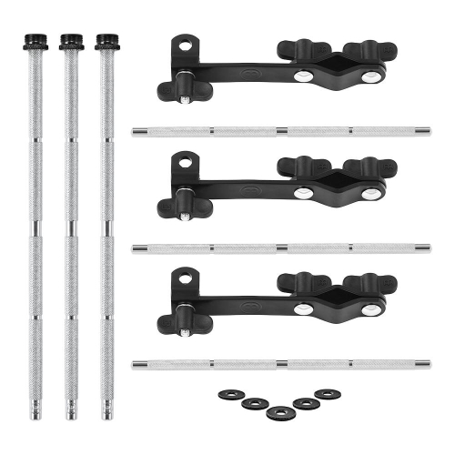 Meinl Percussion MPMCS micropho. clamp cymbals. meinl 3x hmc-1, 3x mc-mr1, 1x mrcn5