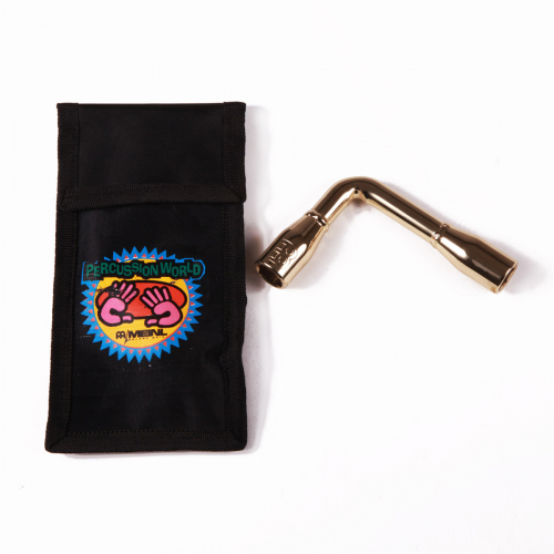 Meinl Percussion KEY-01 tuning key 13/14mm meinl gold tone, l-shaped incl. bag