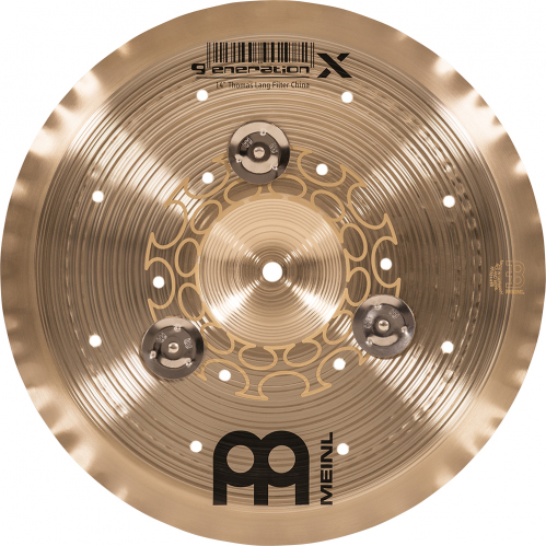 Meinl Cymbals GX-14FCH-J cymbal 14″ filter china meinl generation-x, filter china with jingles,thomas lang sign.